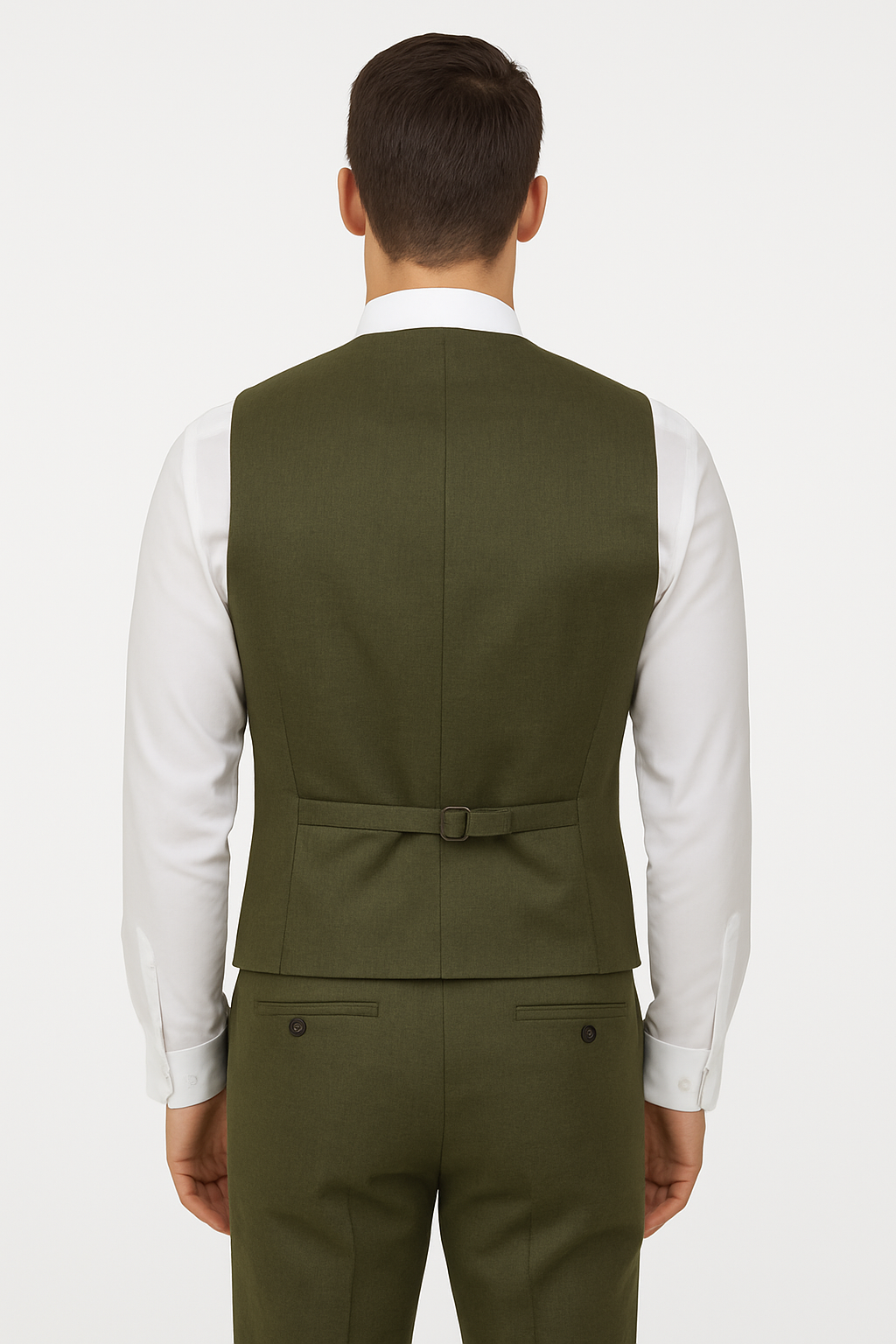 3 Piece Suit – Olive Green