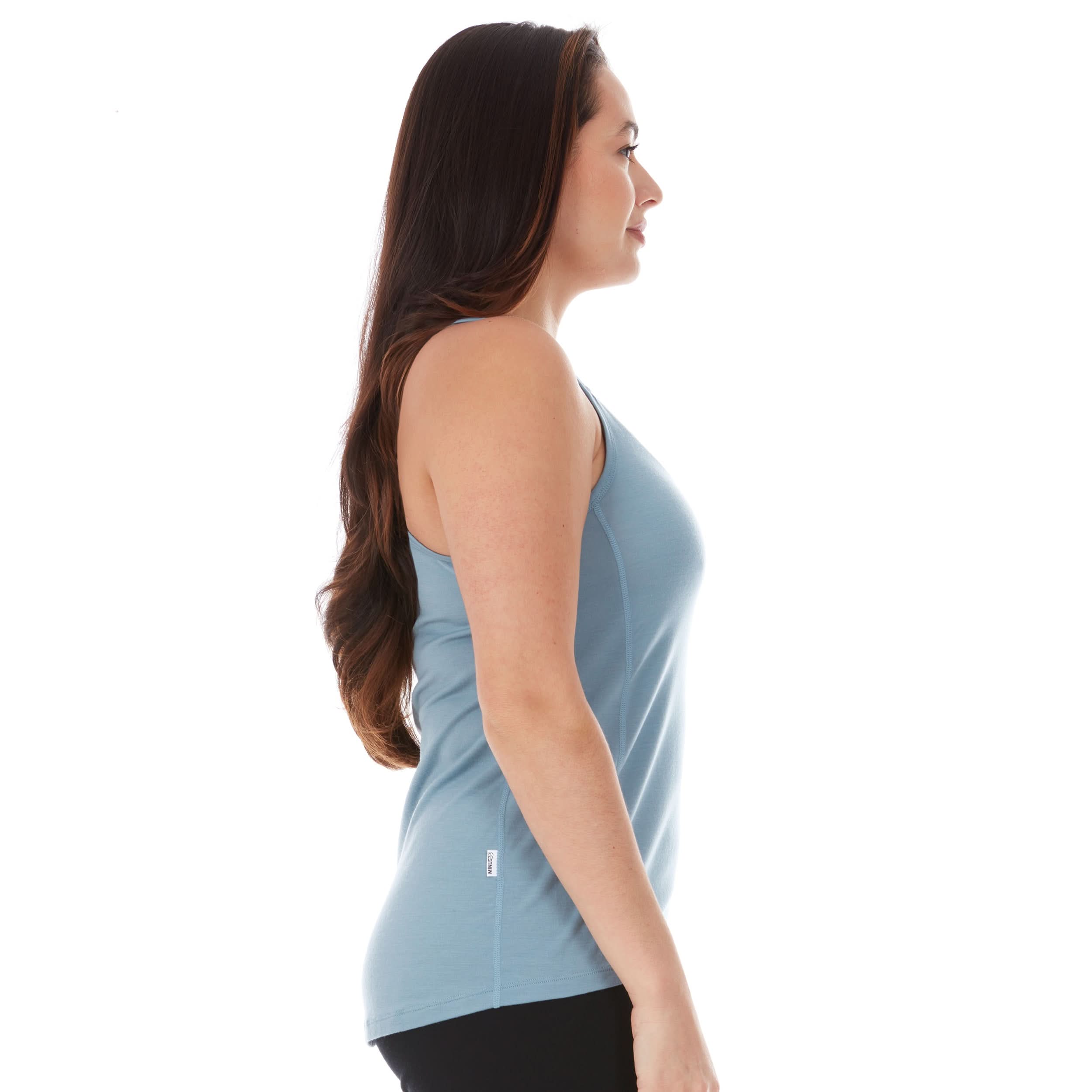 Microweight Women's Wool Racerback Tank Top - Woolverino