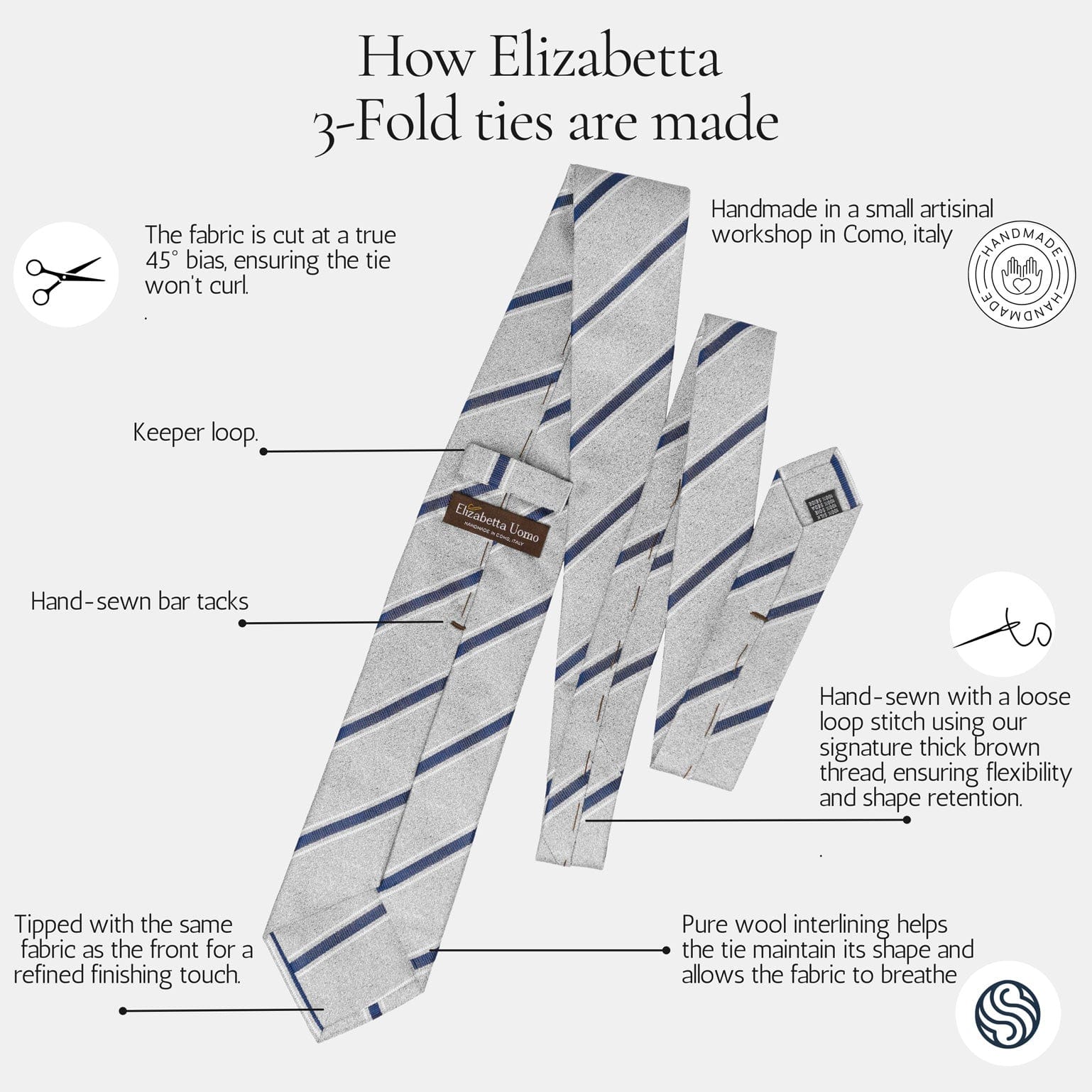 Velletri - Silk Jacquard Tie - Oak