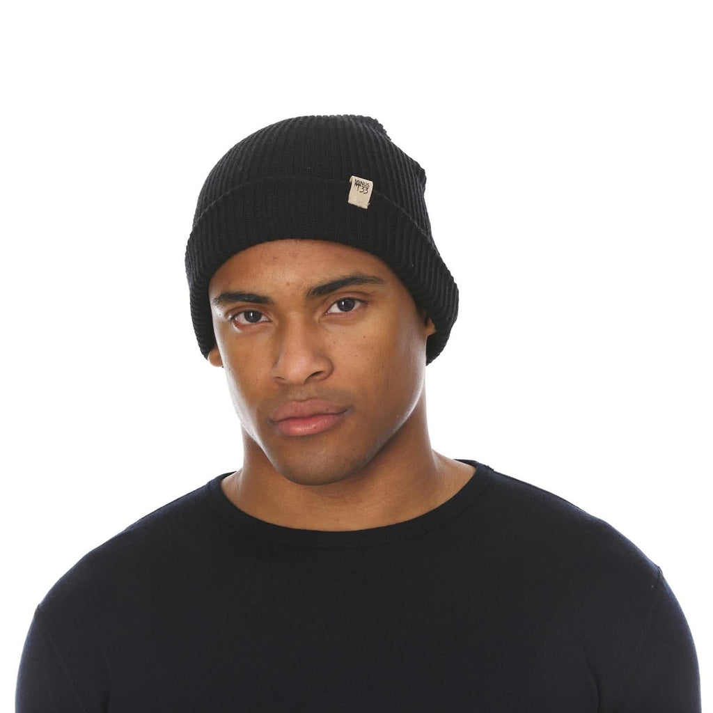 Midweight - Everyday Rib Knit Beanie 100% Merino Wool - My Men's Shop