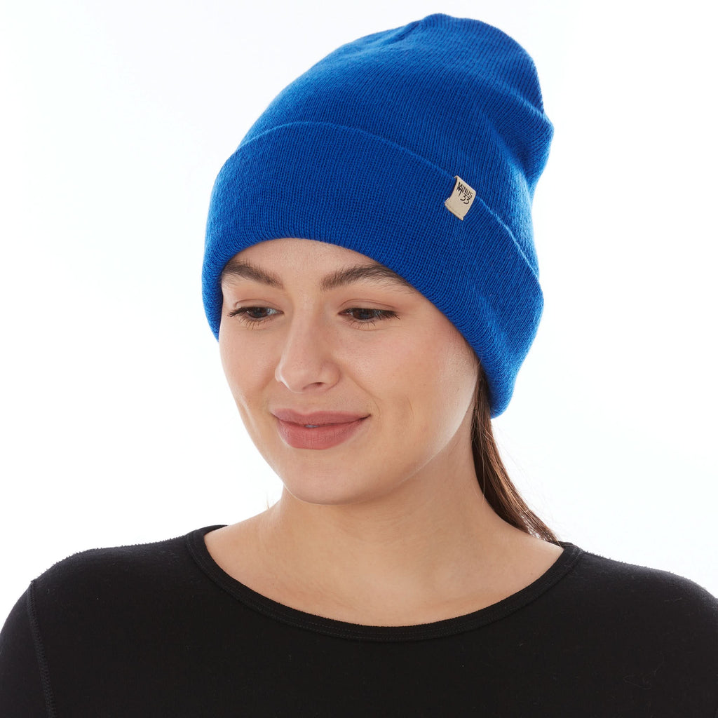 Midweight - Everyday Knit Cuff Beanie 100% Merino Wool - My Men's Shop