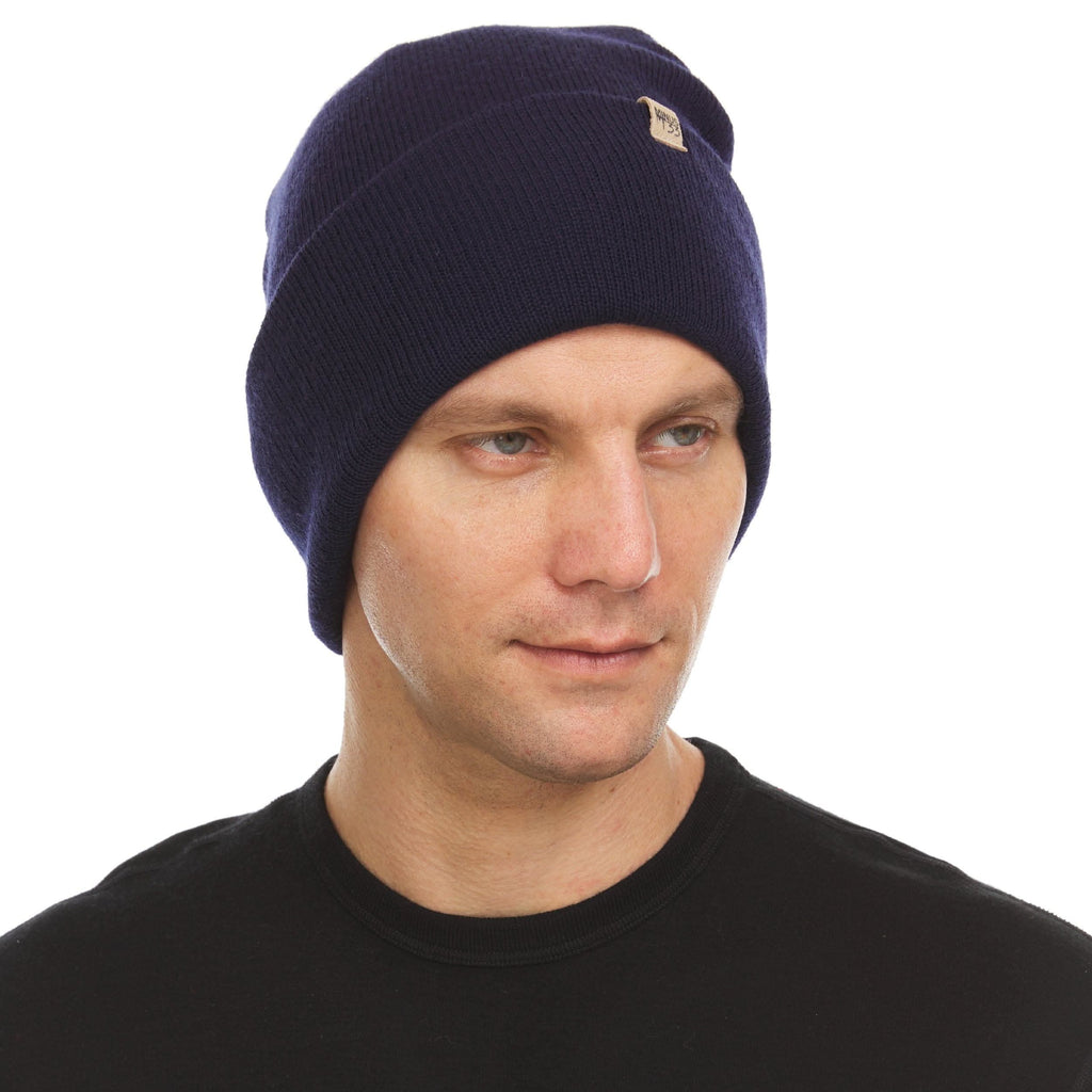 Midweight - Everyday Knit Cuff Beanie 100% Merino Wool - My Men's Shop