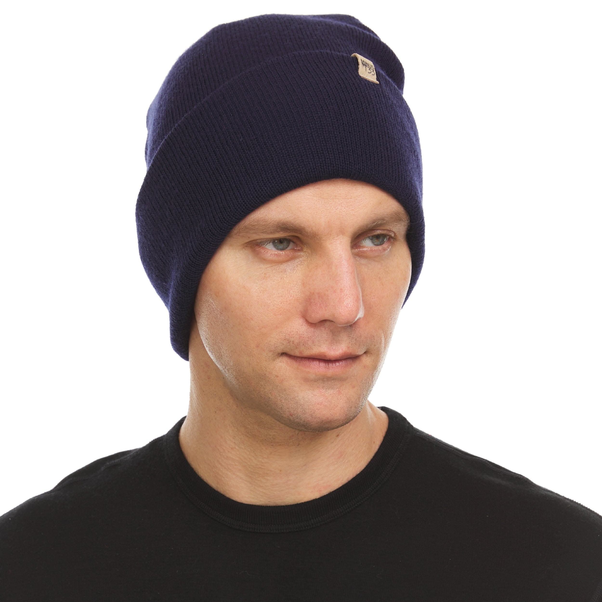Midweight - Everyday Knit Cuff Beanie 100% Merino Wool - My Men's Shop