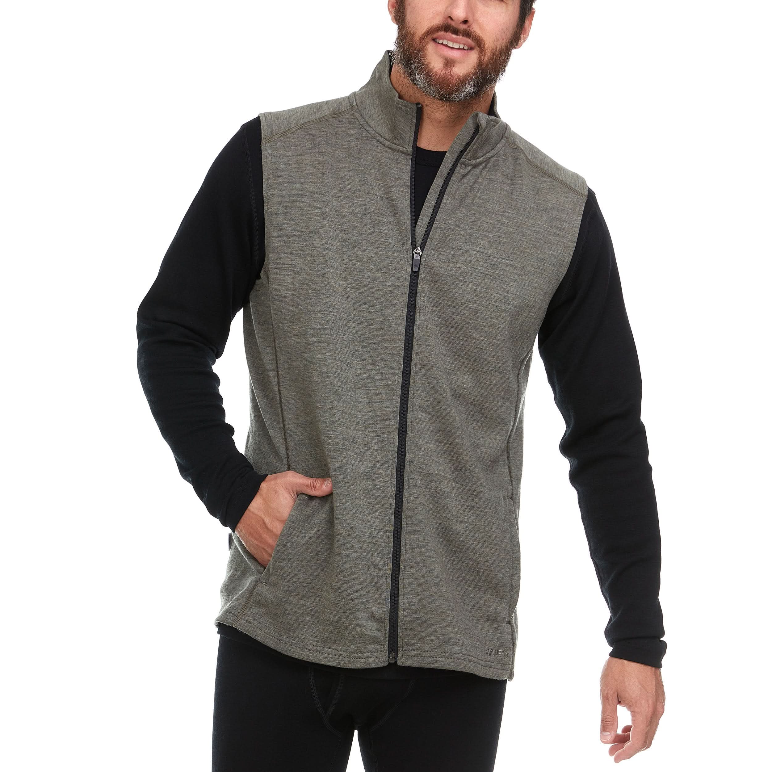 Heavyweight - Men's Wool Vest Wilderness - My Men's Shop