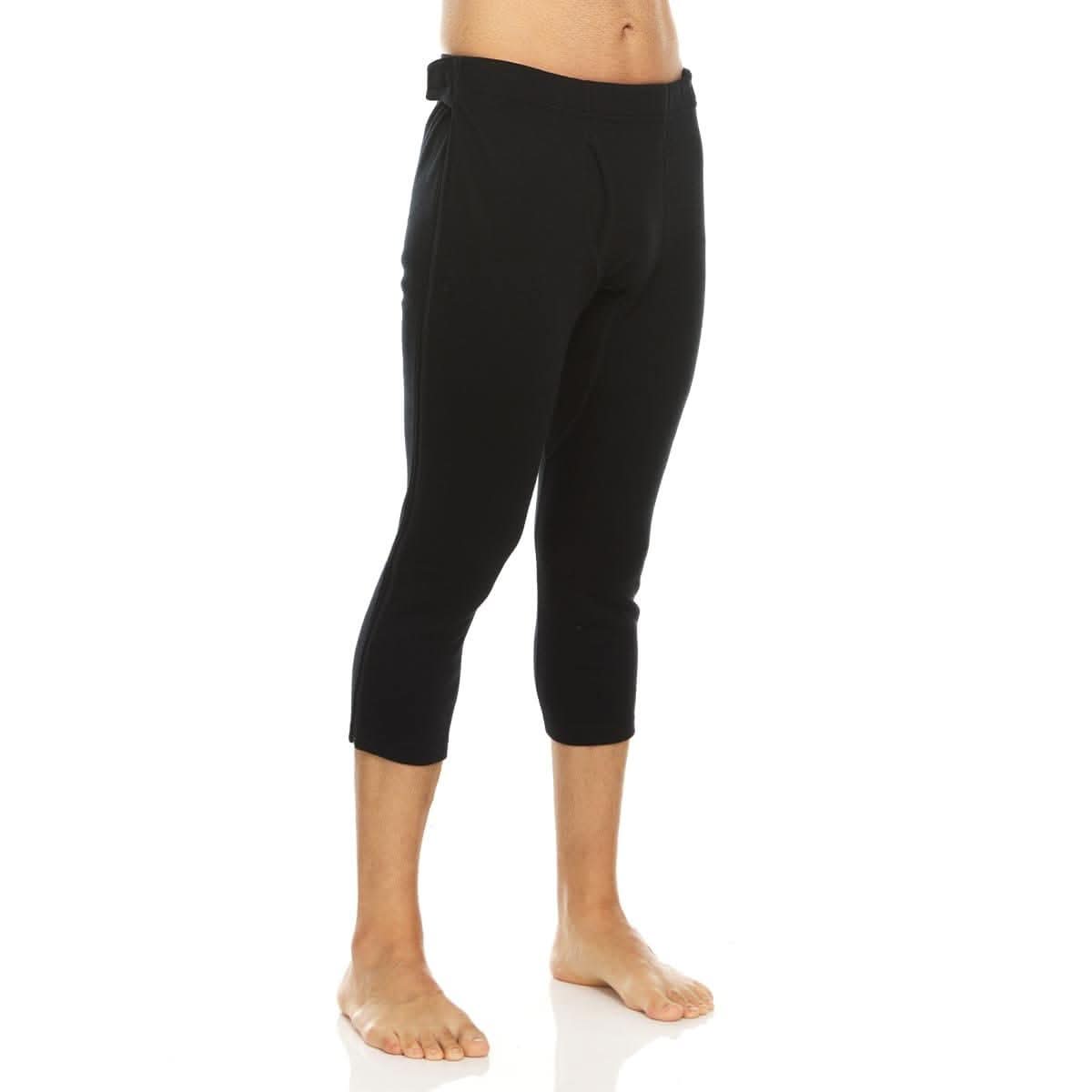 Heavyweight Wool Zip-Off Bottoms 3/4 length - 100% Merino Wool