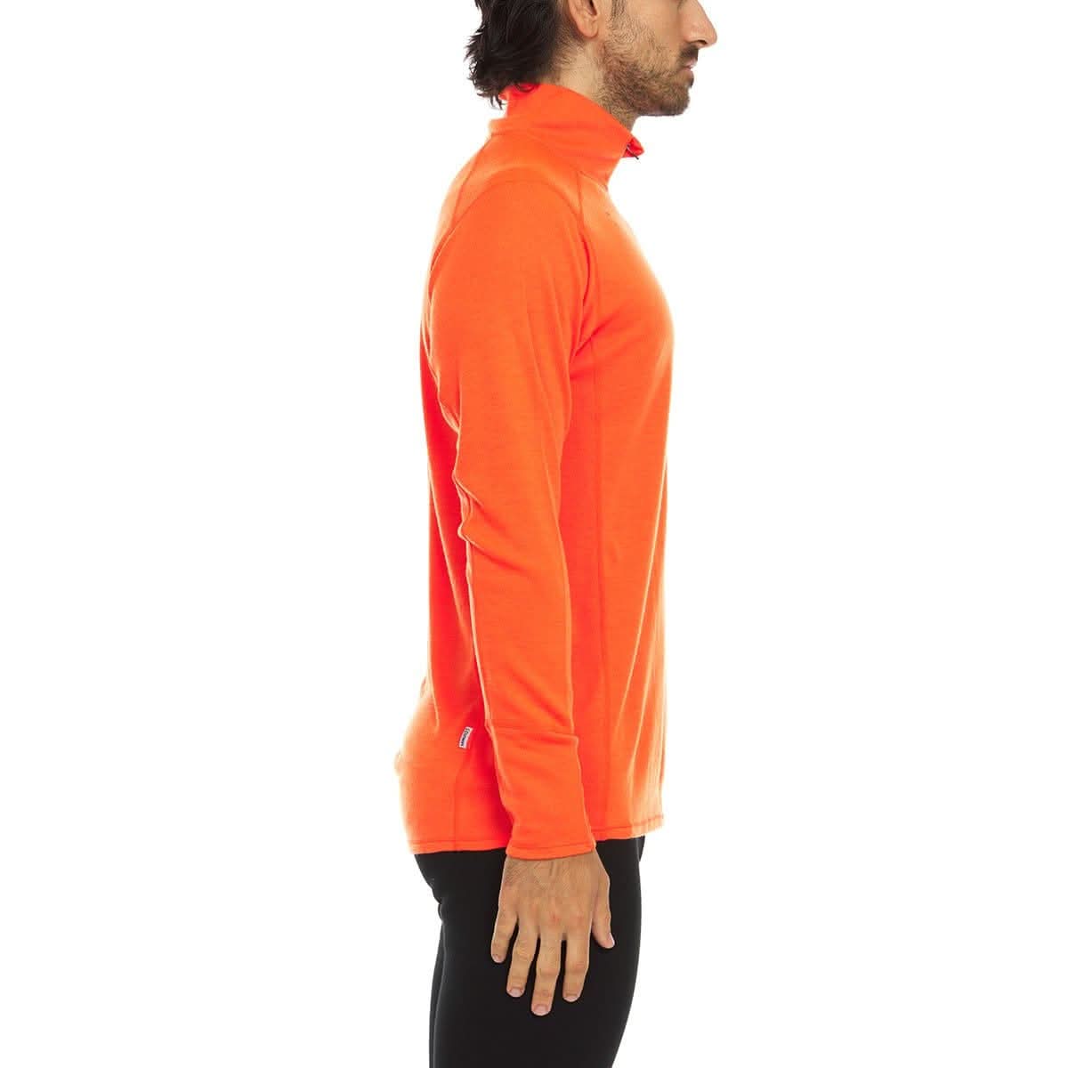 Midweight Men's Wool 1/4 Zip -  100% Merino Wool