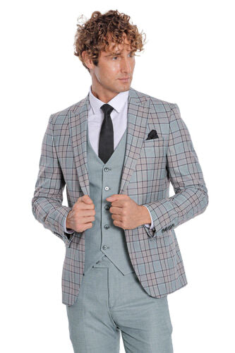 Ty-1422 MENS VESTED SUIT - My Men's Shop