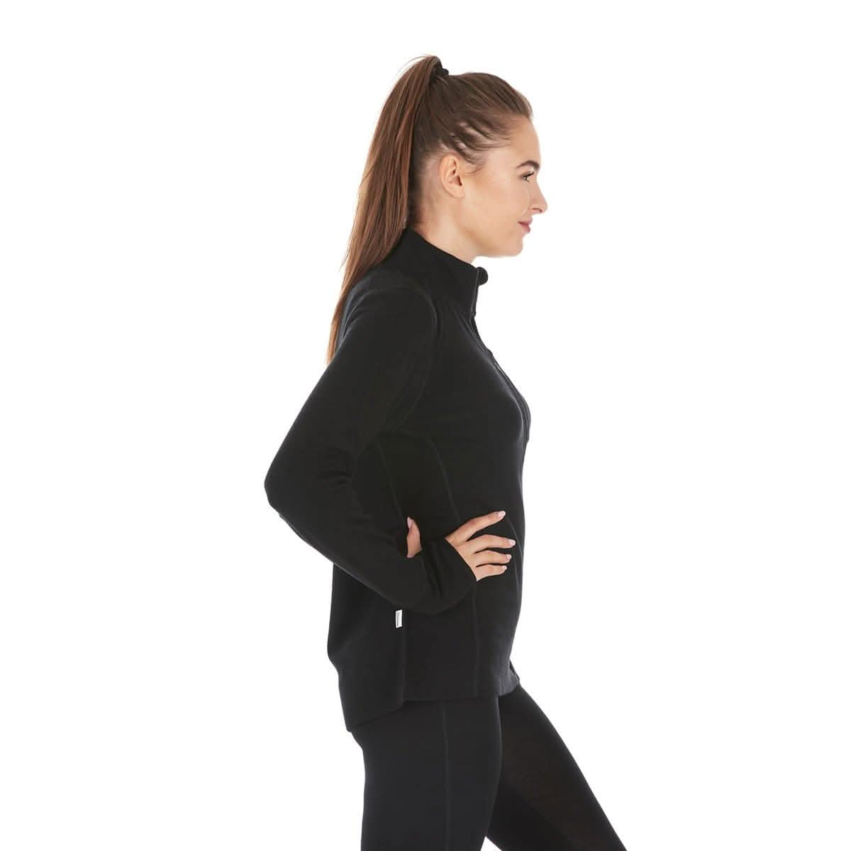 Heavyweight - Women's Wool 1/4 Zip Wilderness - My Men's Shop