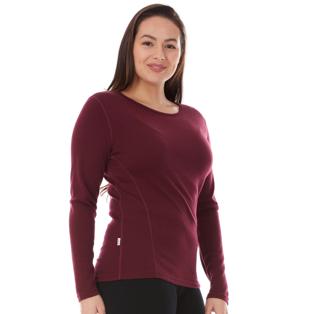 Midweight - Ossipee Women's Crew 100% Merino Wool - My Men's Shop