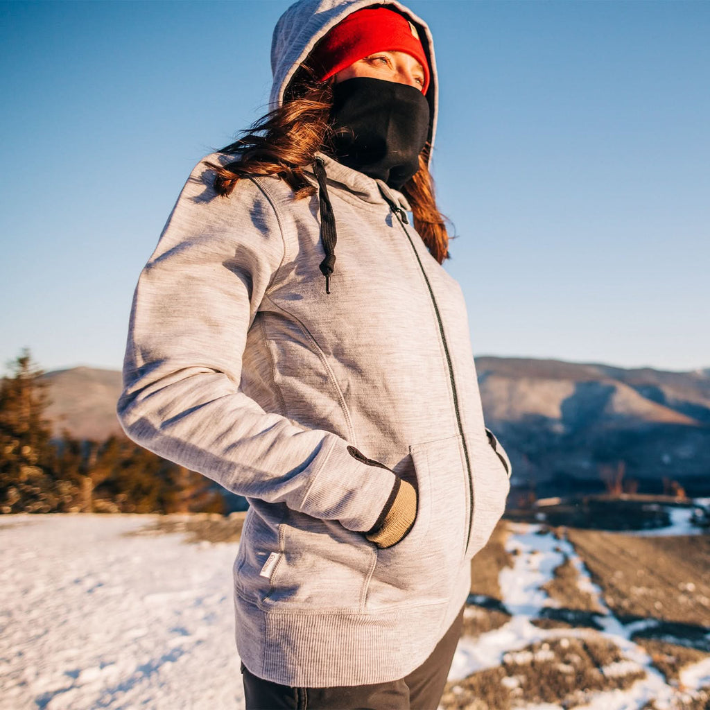 Heavyweight - Women's Brushed Wool Hoodie Kodiak Fleece - My Men's Shop