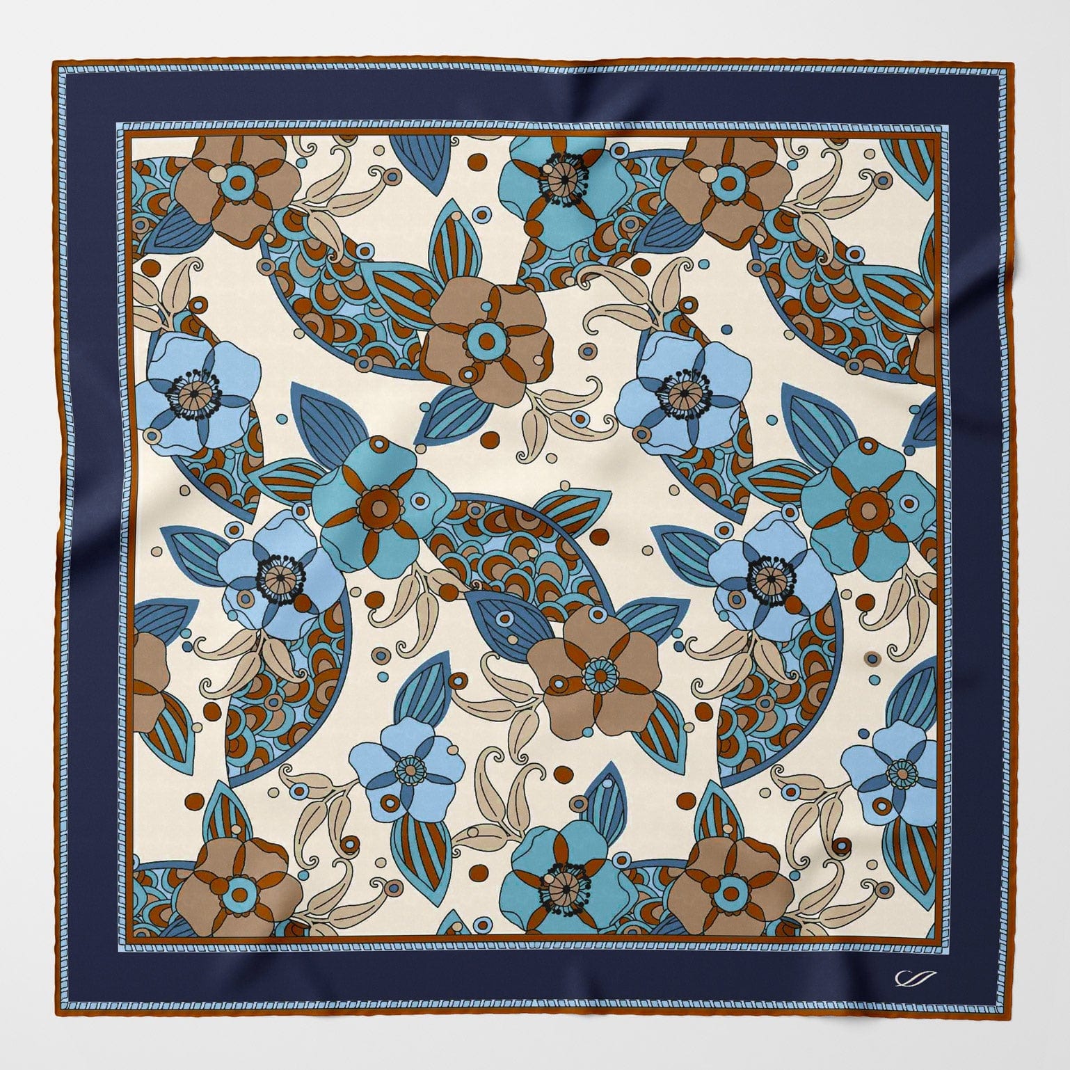 Lombardi - Silk Neckerchief - Blue - My Men's Shop