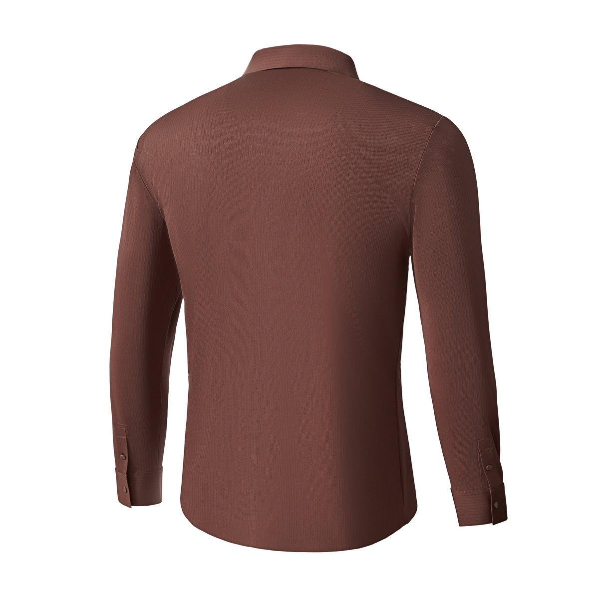 Precision Stitchless LS Shirt COFFEE - My Men's Shop