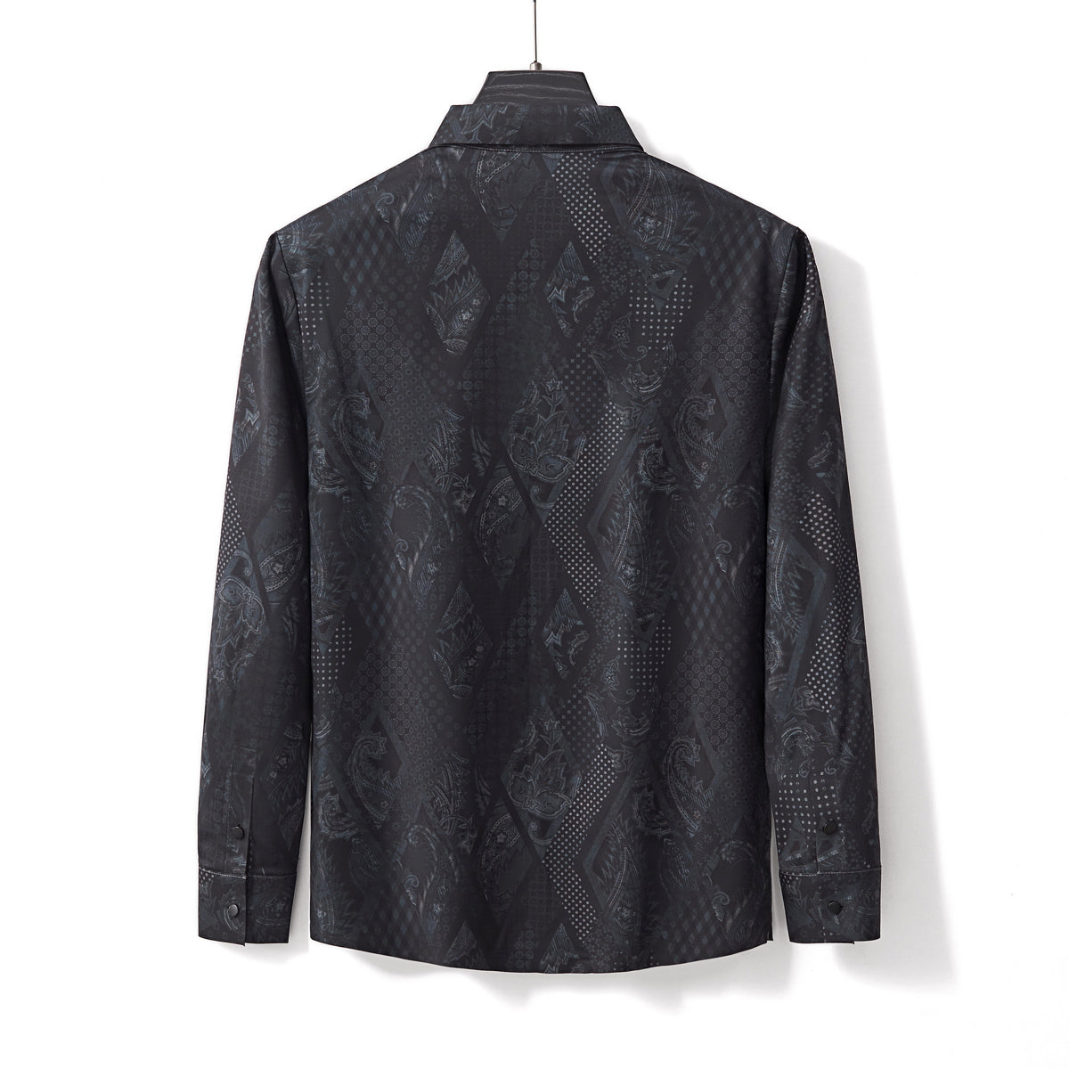 Shadow Bloom Stitchless LS Shirt BLACK - My Men's Shop