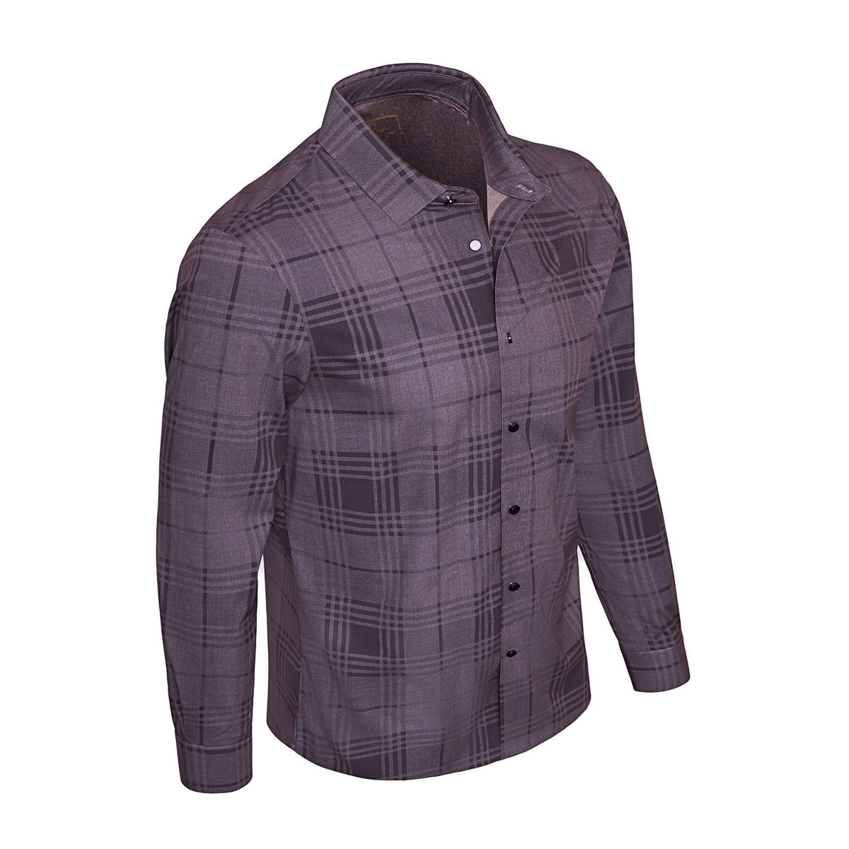 Noir Mosaic Stitchless Shirt BURGUNDY - My Men's Shop