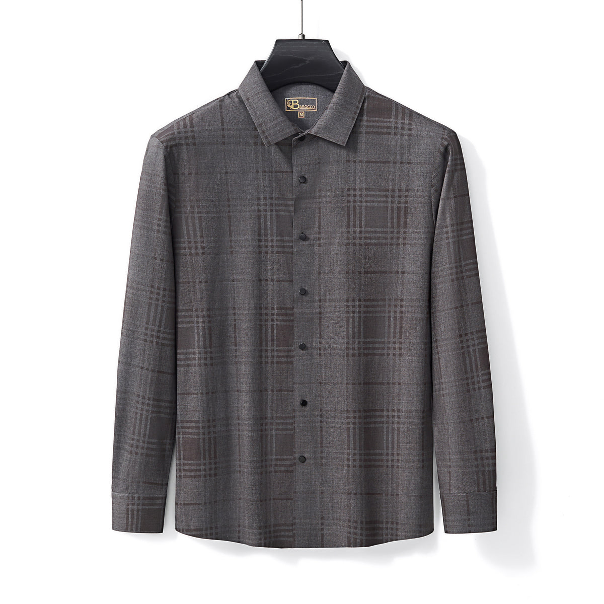 Noir Mosaic Stitchless Shirt GREY - My Men's Shop