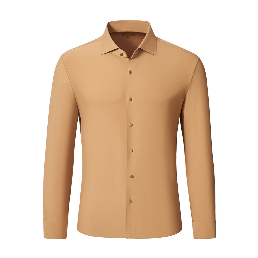 AeroFlex Stitchless LS Shirt KHAKI - My Men's Shop