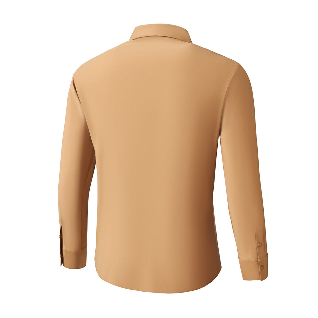 AeroFlex Stitchless LS Shirt KHAKI - My Men's Shop