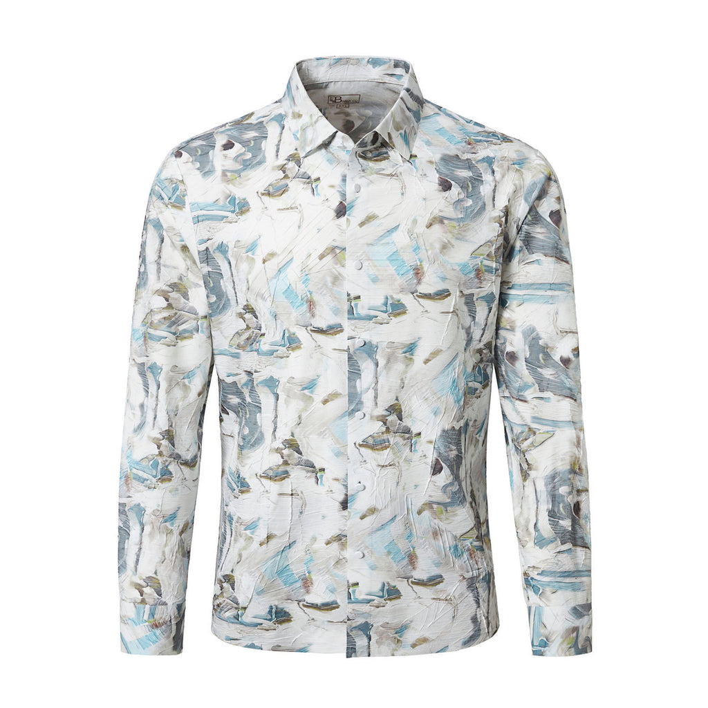 DriftPrint Performance LS Shirt MULTI - My Men's Shop