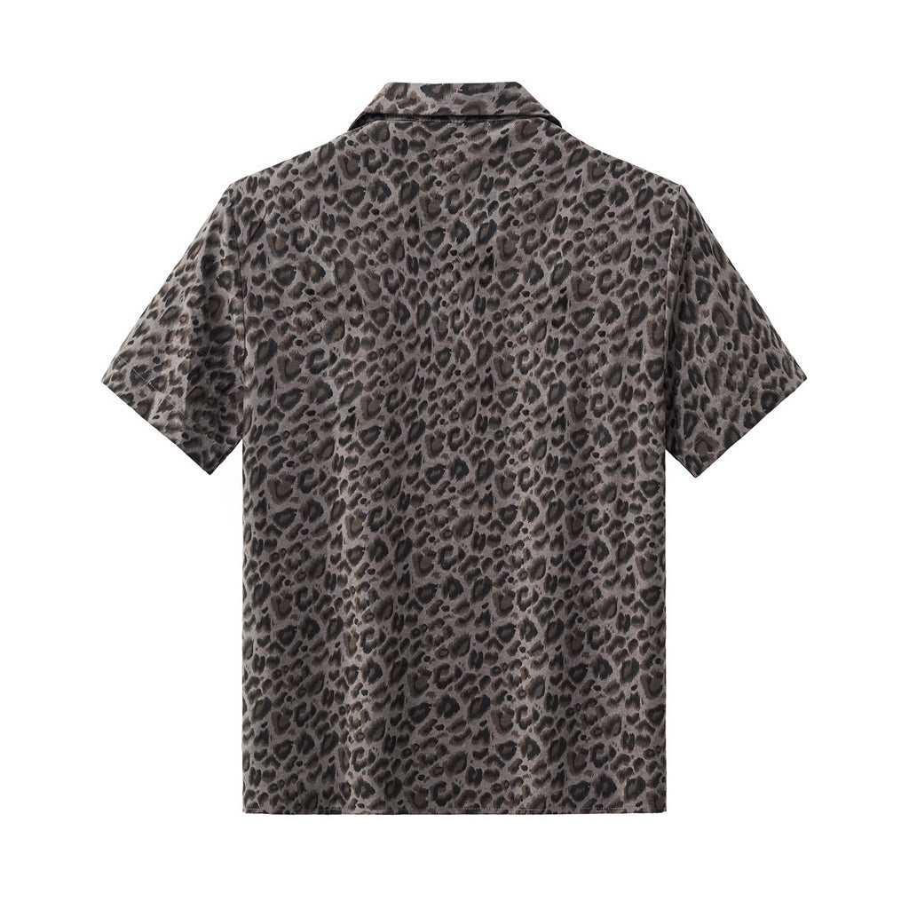 Arden Camp Collar Shirt GREY - My Men's Shop