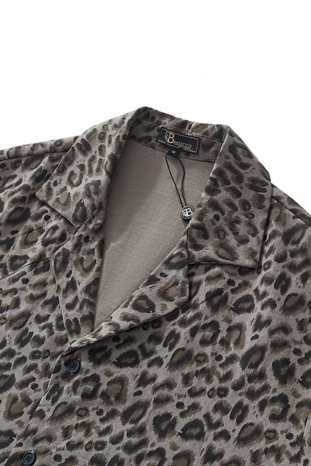 Arden Camp Collar Shirt GREY - My Men's Shop