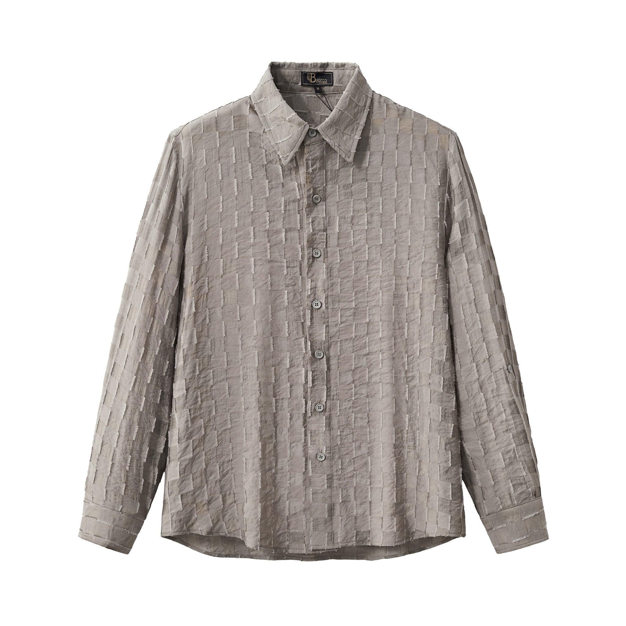 Haven Textured Long Sleeve Shirt GREY - My Men's Shop