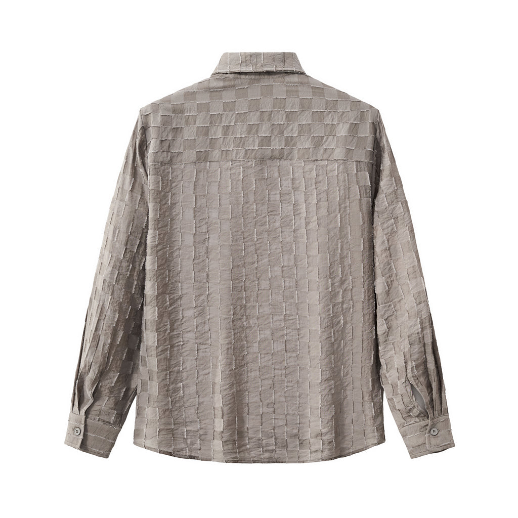 Haven Textured Long Sleeve Shirt GREY - My Men's Shop