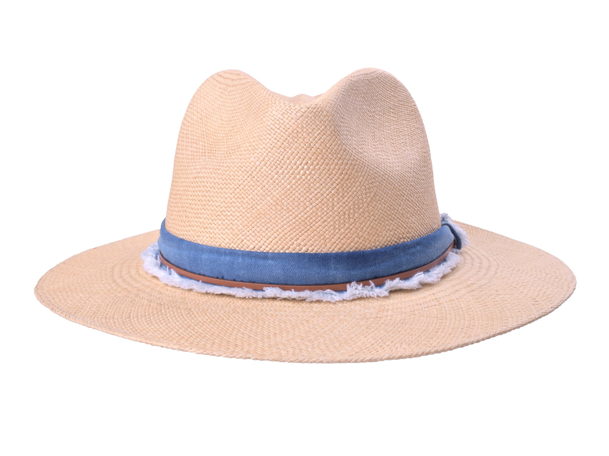 Indigo Panama Hat - Handwoven