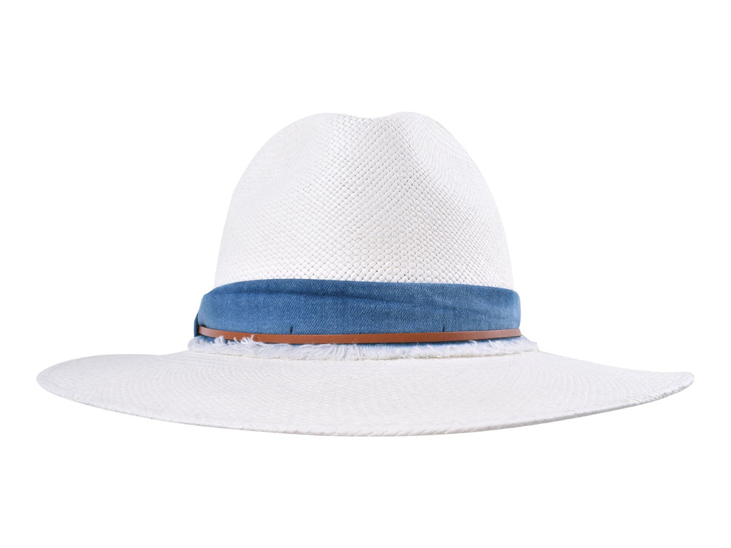 Indigo Panama Hat - Handwoven