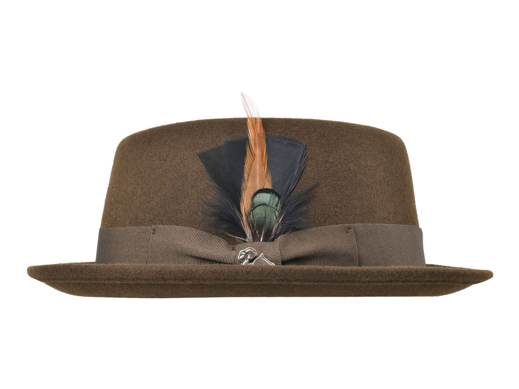 Wool Felt Classic Hat Pork Pie Stingy - My Men's Shop