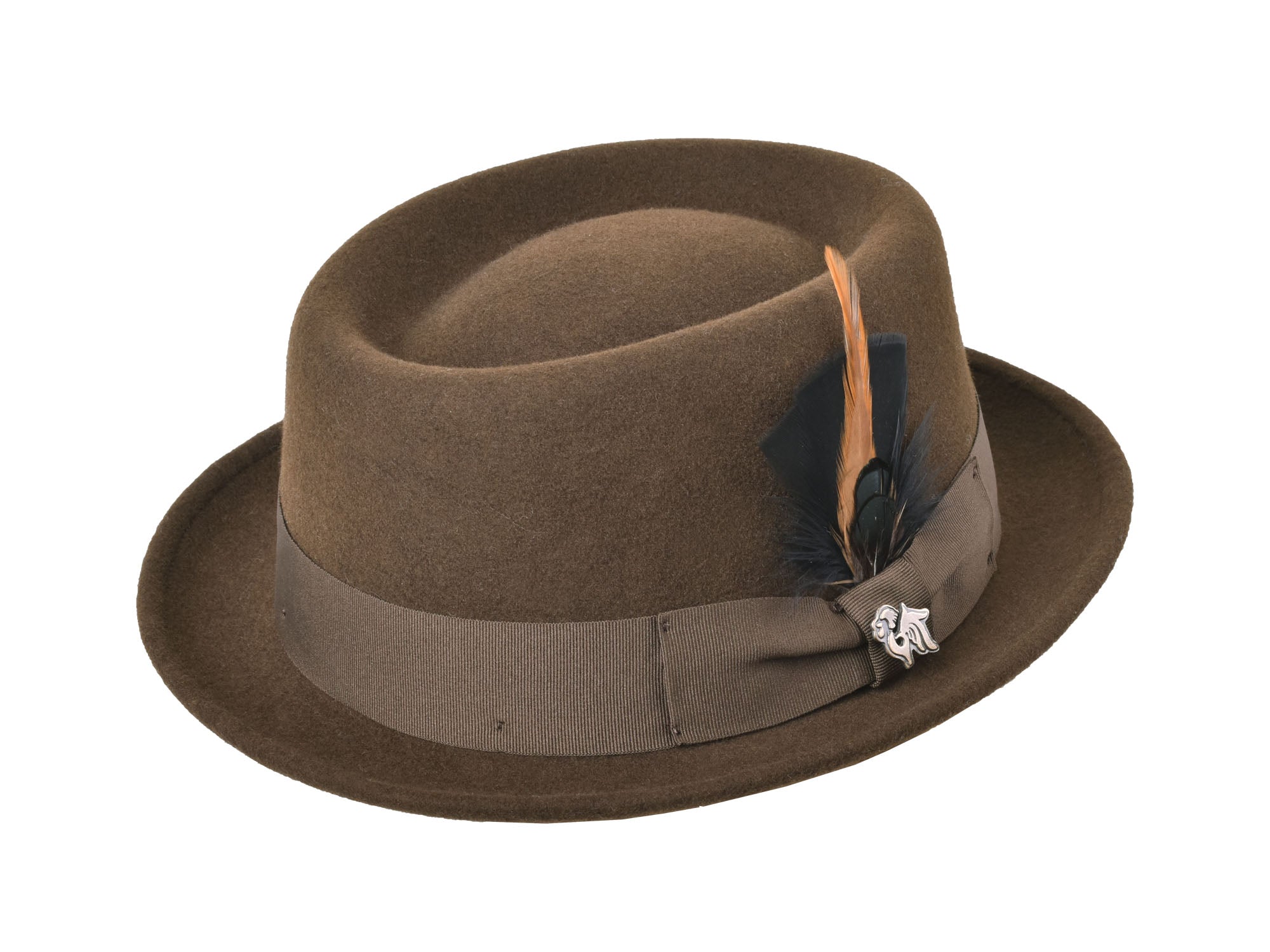 Wool Felt Classic Hat Pork Pie Stingy - My Men's Shop