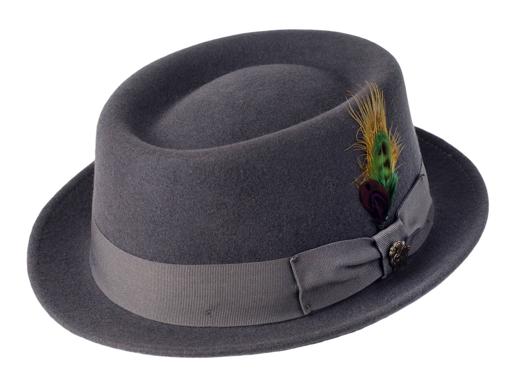 Wool Felt Classic Hat Pork Pie Stingy - My Men's Shop
