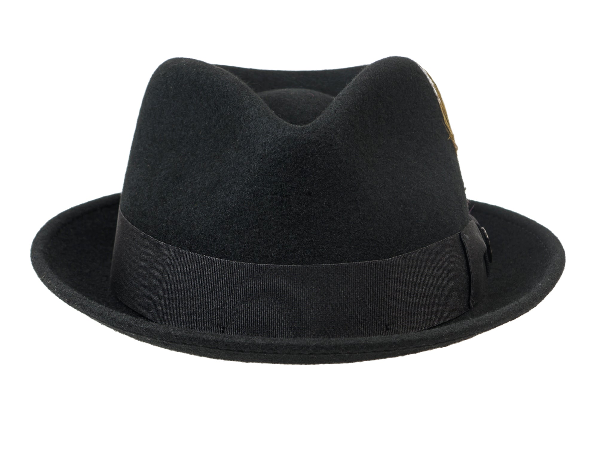 Wool Felt Fedora Hat Classic Roma Stingy - My Men's Shop