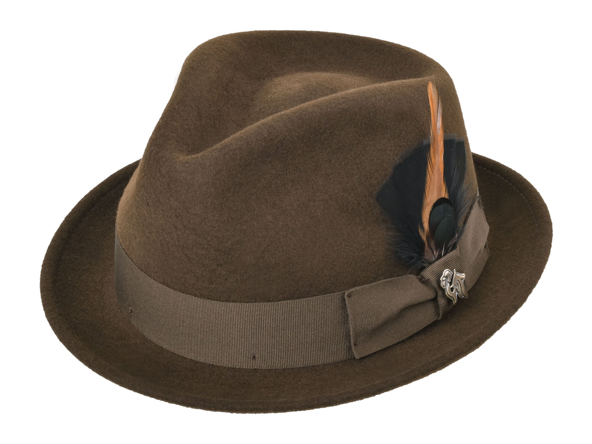 Wool Felt Fedora Hat Classic Roma Stingy - My Men's Shop