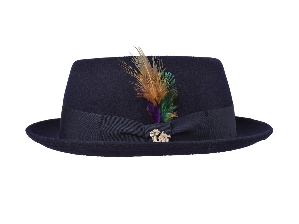 Wool Felt Classic Hat Pork Pie Stingy - My Men's Shop
