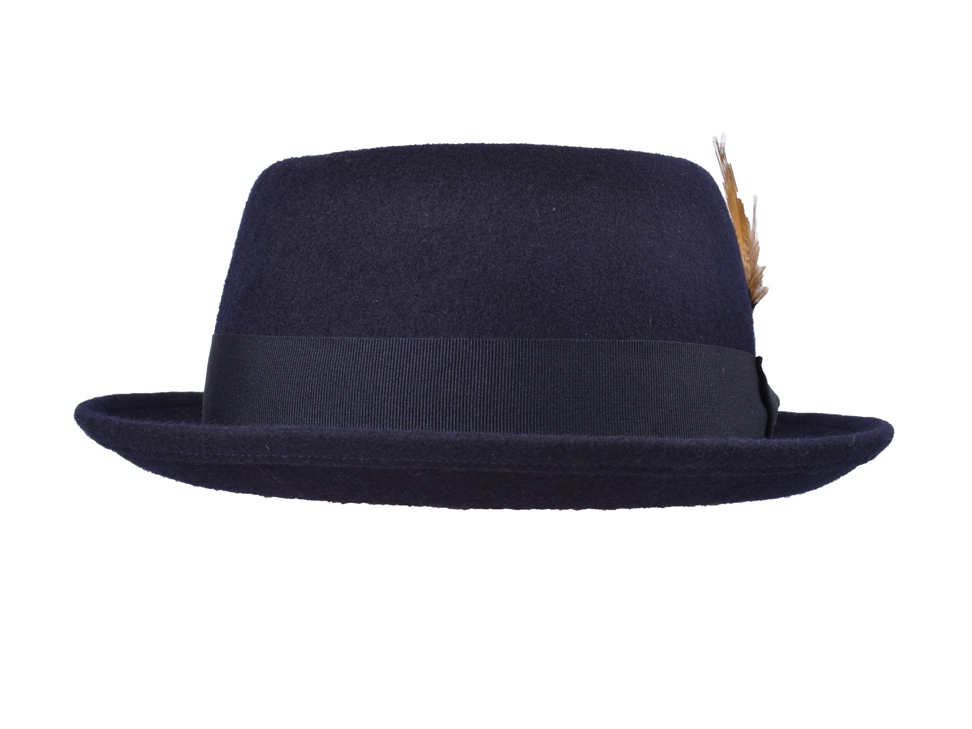 Wool Felt Classic Hat Pork Pie Stingy - My Men's Shop