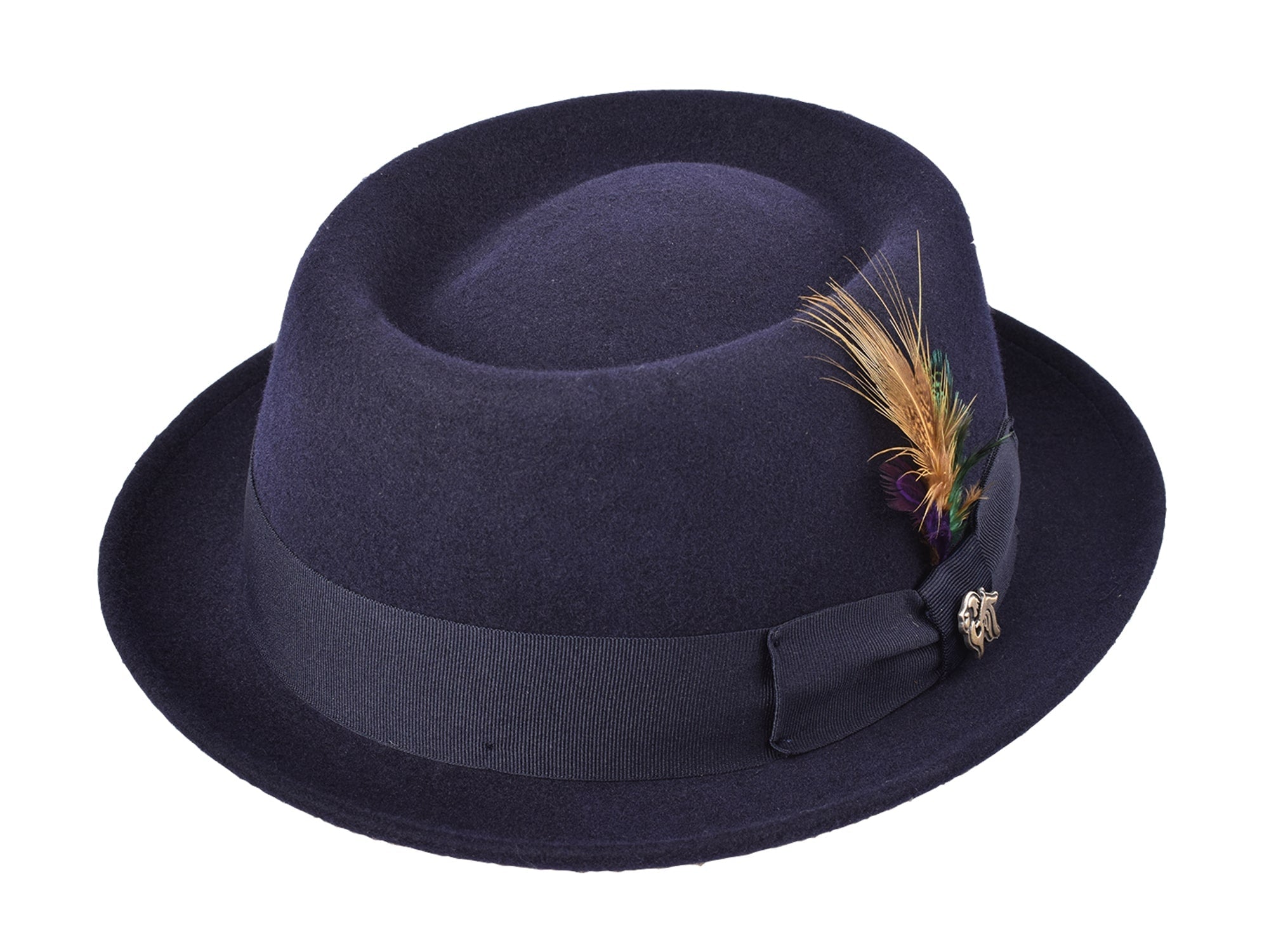 Wool Felt Classic Hat Pork Pie Stingy - My Men's Shop