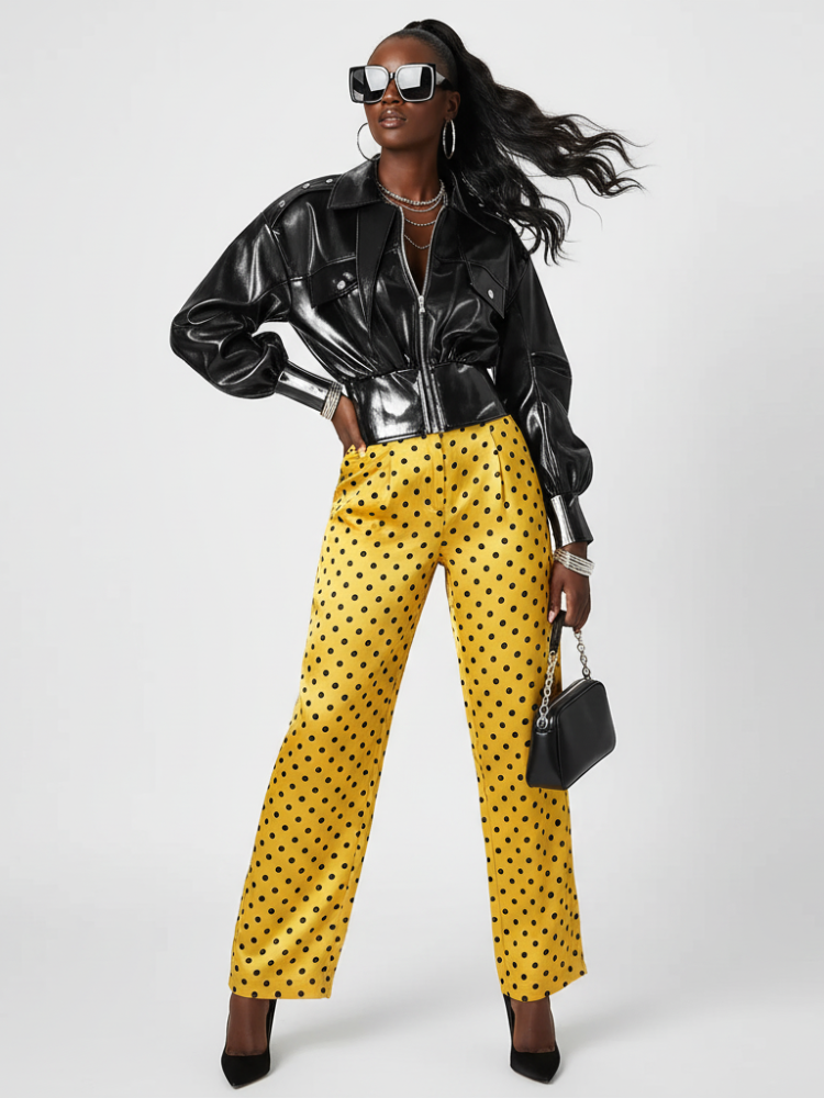 Black Motorcycle Style Jacket For Women, East Village, BYMANYC New York. - My Men's Shop