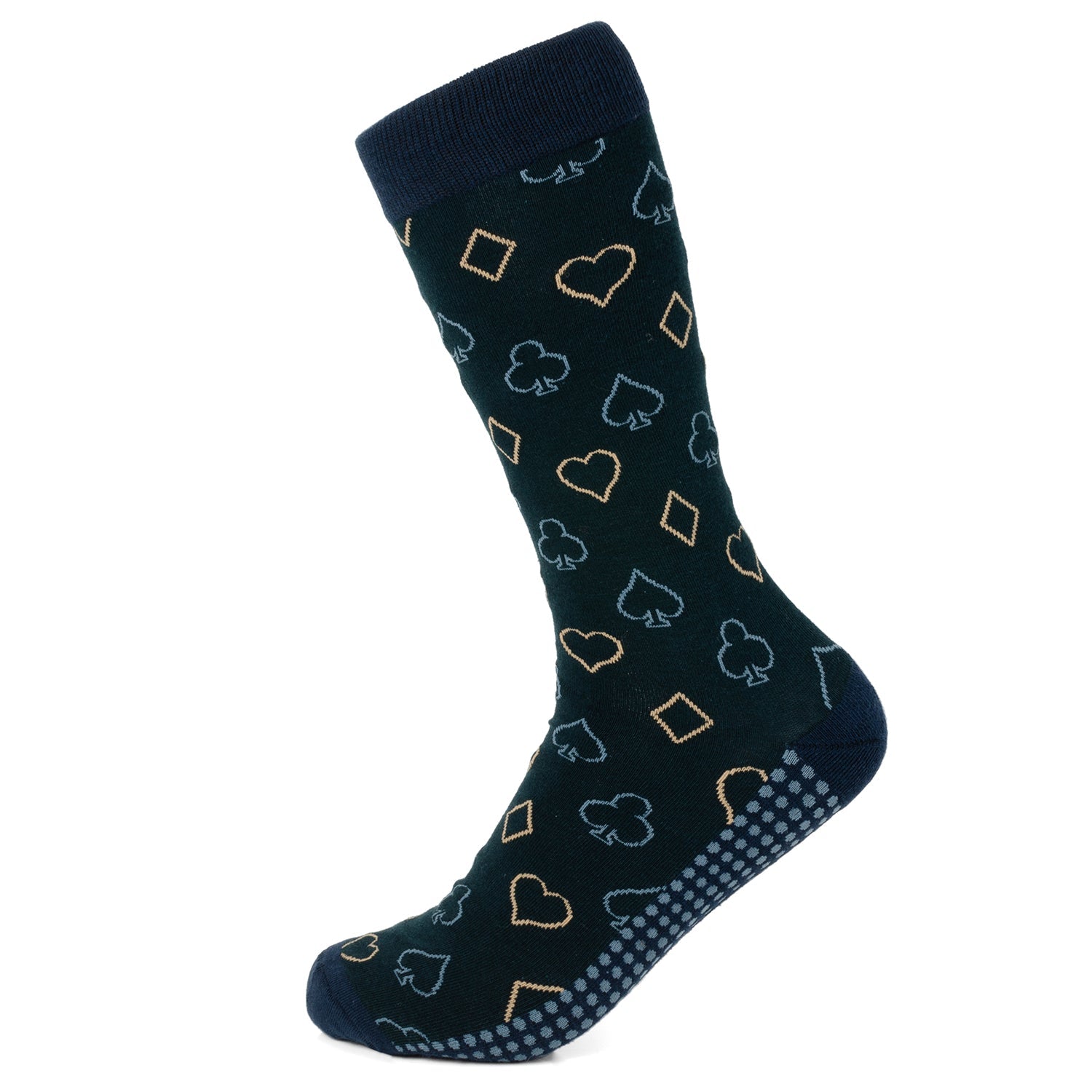 Card Suit Casino Blue Men's Socks