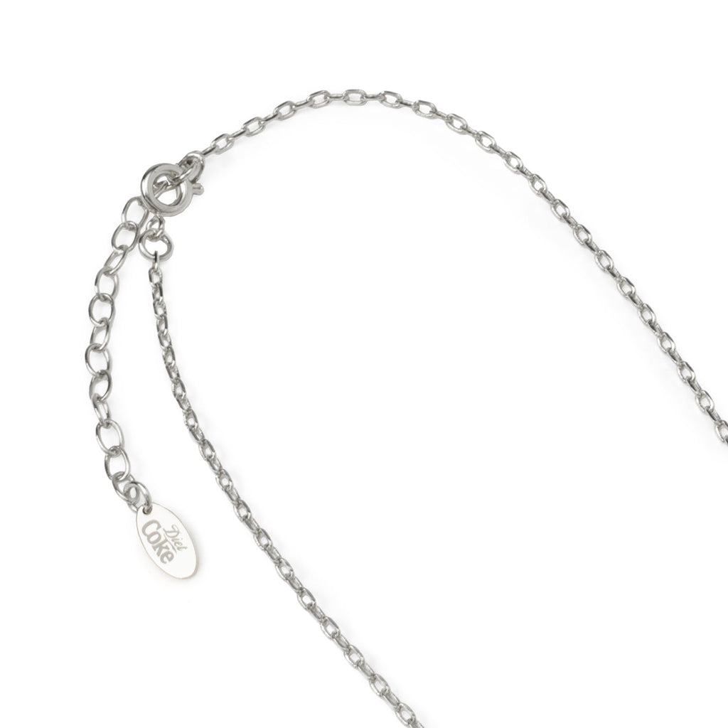Diet Coke Tab Silver Necklace