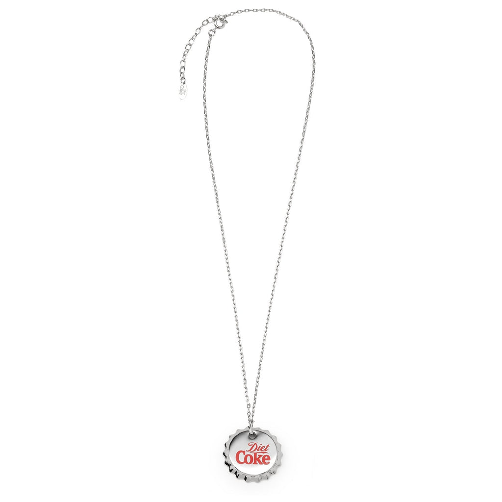 Diet Coke Bottle Cap Red Necklace