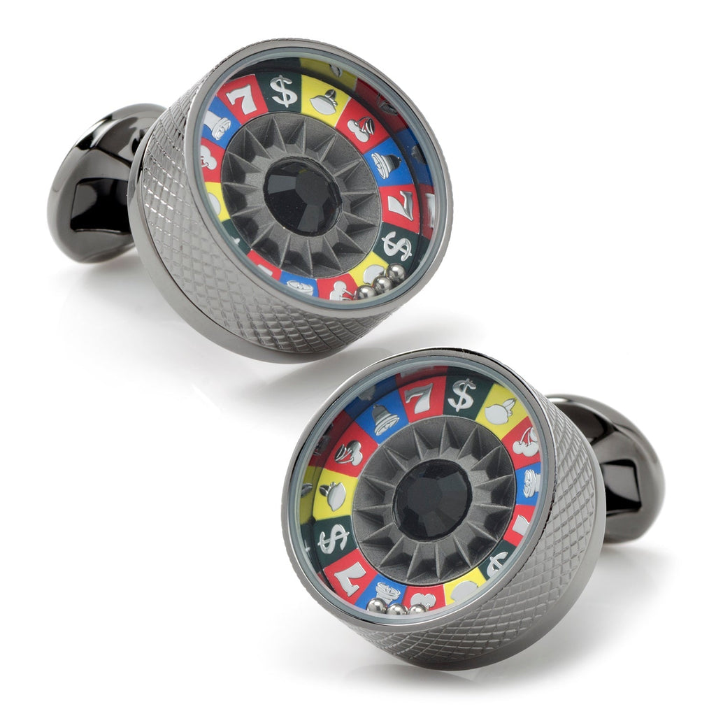 Fruit Machine Roulette Cufflinks - My Men's Shop