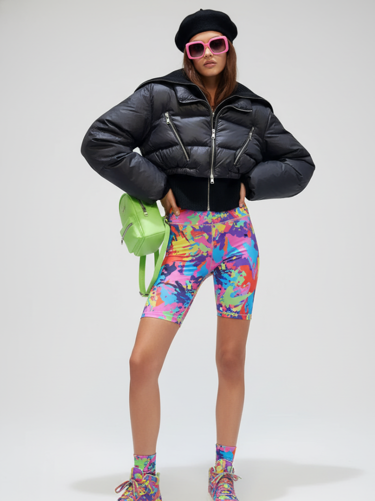 Cropped Biker Puffer Jacket LOWER EAST SIDE BYMANYC ® New York - My Men's Shop