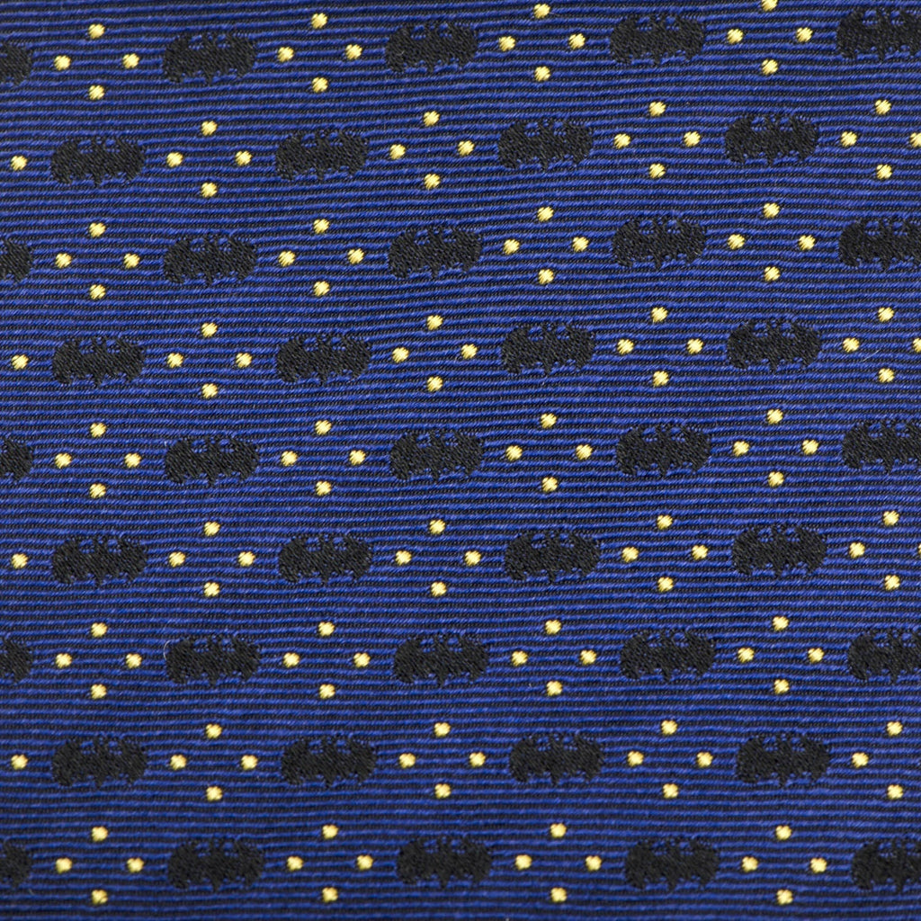 DC Batman Icon Diamond Dot Navy Mens Tie