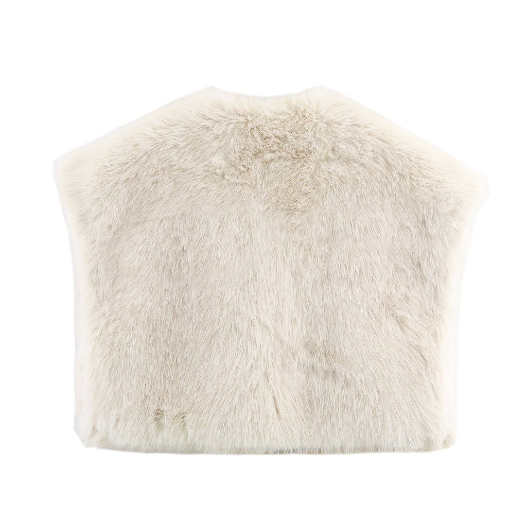 Women's Faux Fur Sleeveless Vest BYMANYC ® New York CONTEMPORARY VIBRANT MODERN FASHION - New Collection