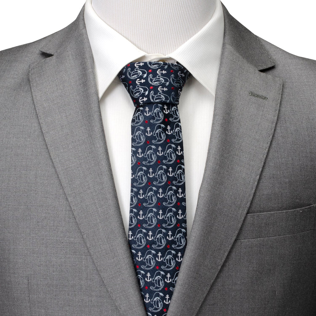 Disney Donald Duck Anchor Navy Blue Men's Tie