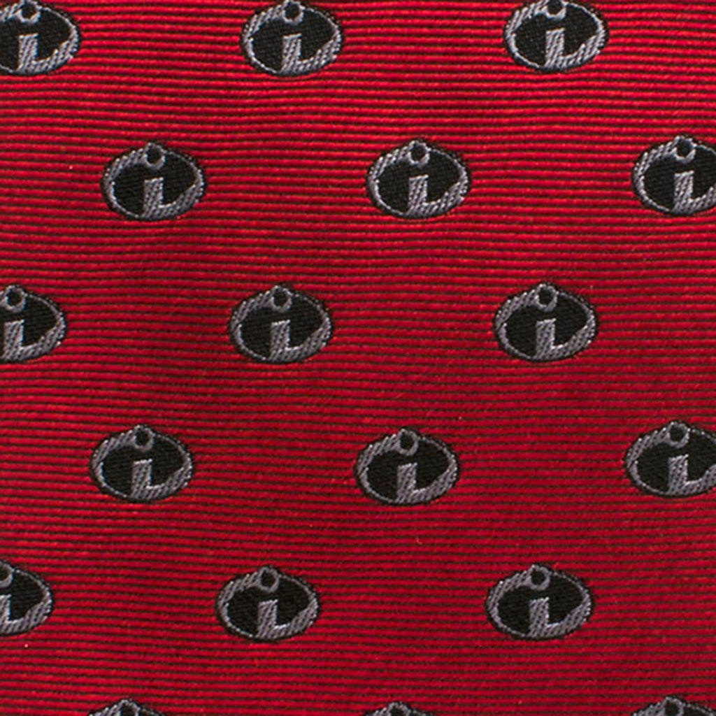Disney Pixar The Incredibles Logo Red Men's Tie