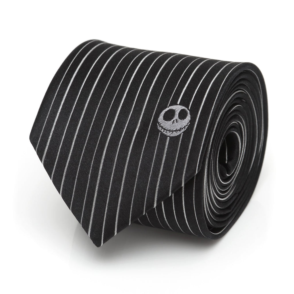 Disney The Nightmare Before Christmas Jack Skellington Striped Men's Tie
