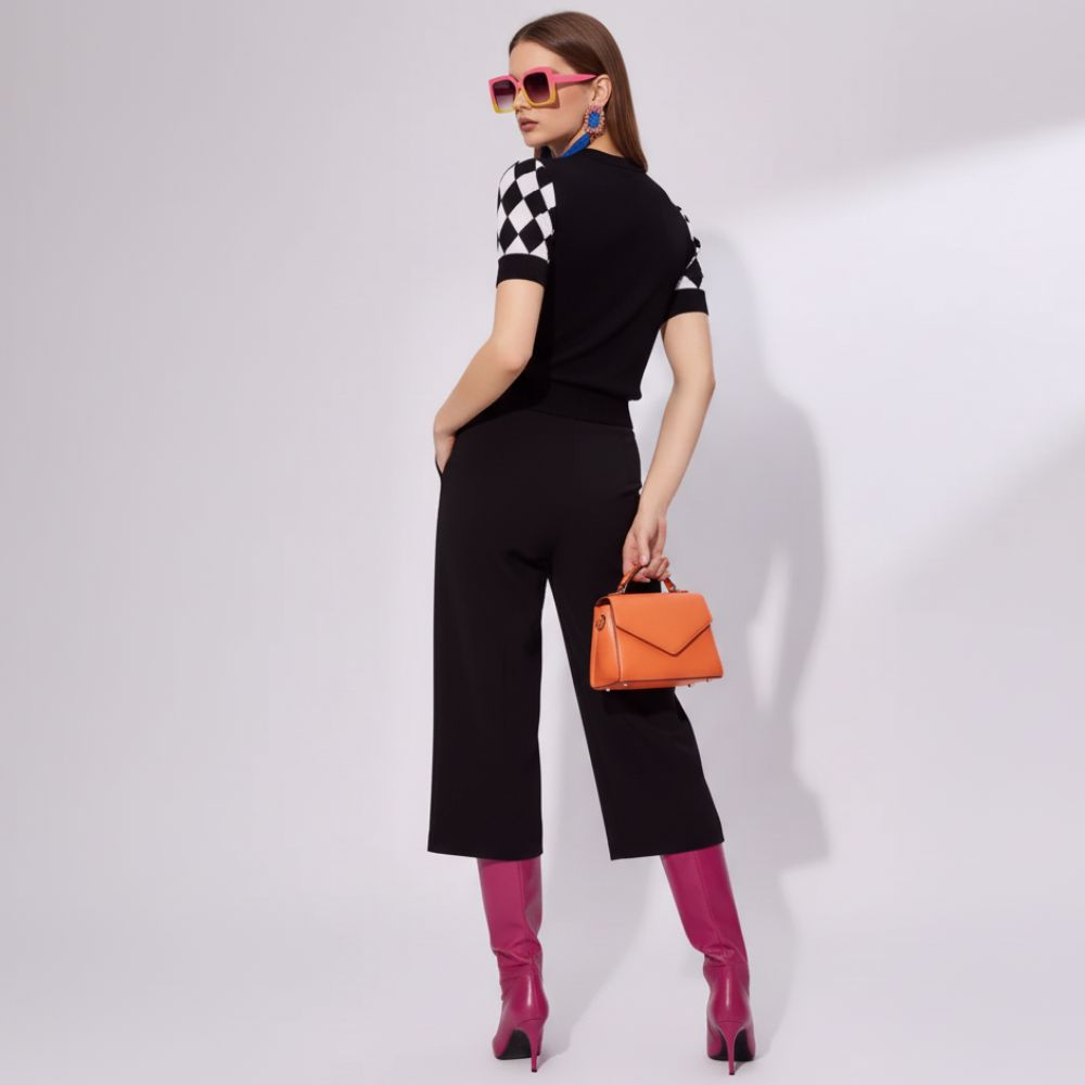 Diamond Grid Knit Top, Williamsburg | Women - BYMANYC ® New York - My Men's Shop