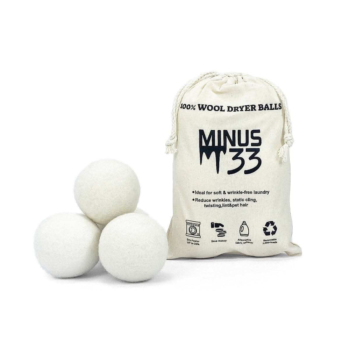 100% Wool Dryer Ball (6 Pack)