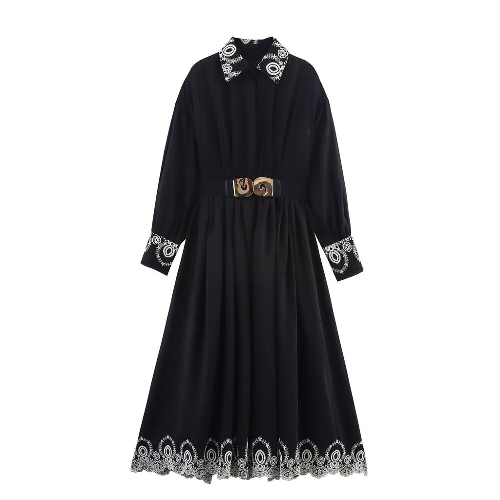 Elegant Embroidered Dress, Central Park | Women - BYMANYC ® New York - My Men's Shop